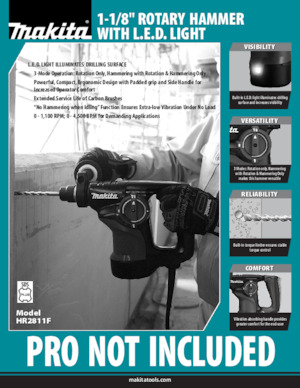 Ciocane rotative Makita HR2811F