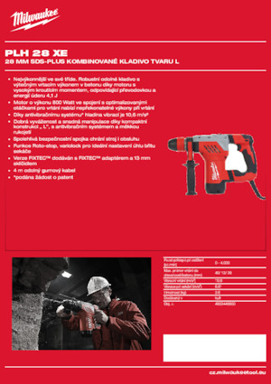Ciocane rotative Milwaukee PLH 28 XE