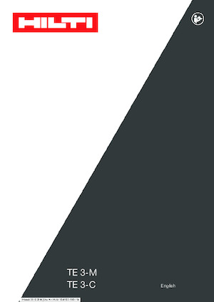 Ciocane rotative Hilti TE 3-C