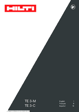 Ciocane rotative Hilti TE 3-C