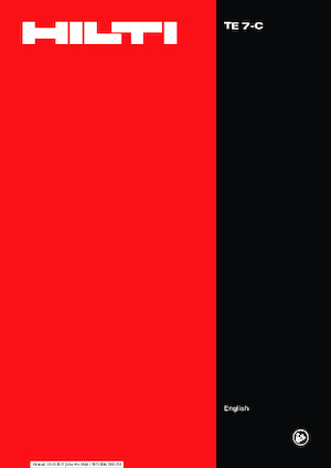 Ciocane rotative Hilti TE 7-C 