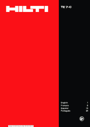 Ciocane rotative Hilti TE 7-C 