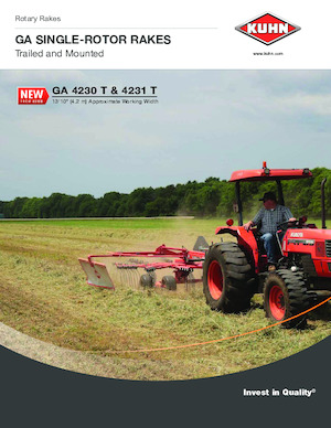 Greble rotative Kuhn GA 3200 GT