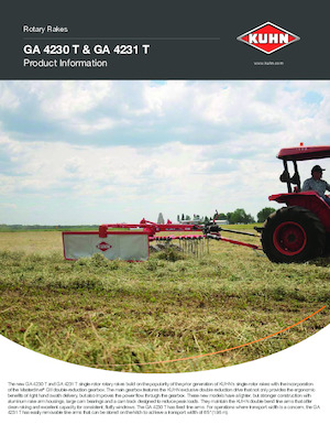 Greble rotative Kuhn GA 4231 T
