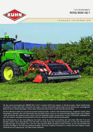Greble rotative Kuhn Merge Maxx 442 F 