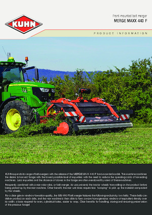 Greble rotative Kuhn Merge Maxx 442 F 