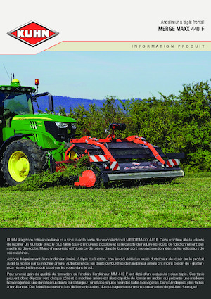 Greble rotative Kuhn Merge Maxx 442 F 