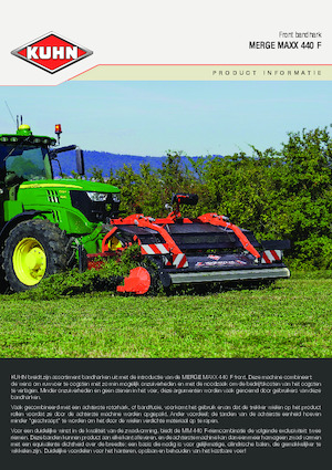 Greble rotative Kuhn Merge Maxx 442 F 