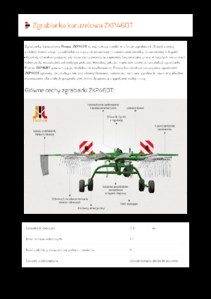 Greble rotative Pronar ZKP 460T
