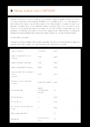 Greble rotative Pronar ZKP 900D