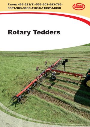 Mașini de întors fânul rotative Vicon Fanex 763