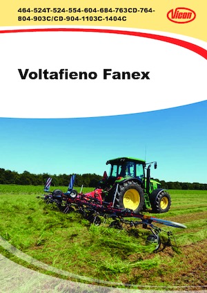 Mașini de întors fânul rotative Vicon Fanex 904