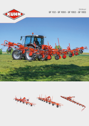 Mașini de întors fânul rotative Kuhn GF 872