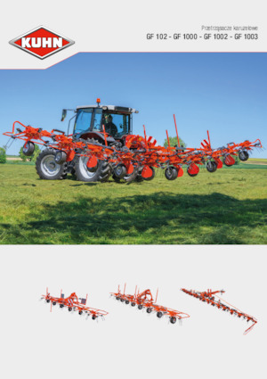 Mașini de întors fânul rotative Kuhn GF 872