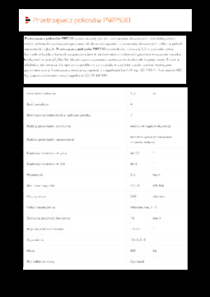 Mașini de întors fânul rotative Pronar PWP 530