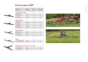 Mașini de întors fânul rotative Massey Ferguson TD776X DN