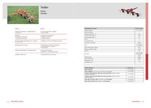 Mașini de întors fânul rotative Fella TH 540 T Hydro