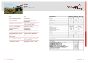 Mașini de întors fânul rotative Fella TH 800 Trans