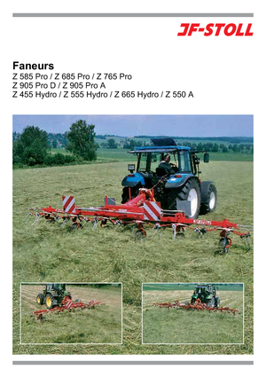 Mașini de întors fânul rotative JF-Stoll Z 905 Pro A