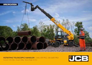Încărcătoare telescopice cu structură superioară JCB 558-260R PRO