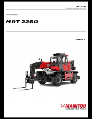 Încărcătoare telescopice cu structură superioară Manitou MRT 2260-360 160 Y
