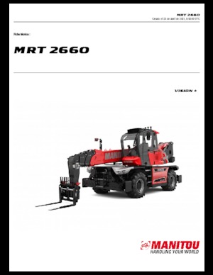 Încărcătoare telescopice cu structură superioară Manitou MRT 2660-360 160 Y