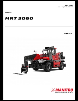 Încărcătoare telescopice cu structură superioară Manitou MRT 3060-360 175 Y