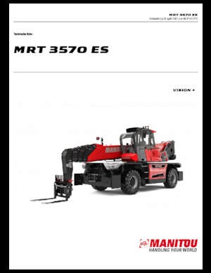 Încărcătoare telescopice cu structură superioară Manitou MRT 3570 ES 360 210 Y