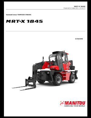 Încărcătoare telescopice cu structură superioară Manitou MRT-X 1845
