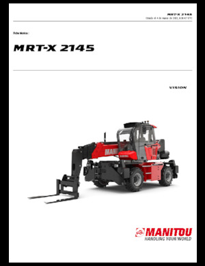 Încărcătoare telescopice cu structură superioară Manitou MRT-X 2145