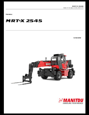 Încărcătoare telescopice cu structură superioară Manitou MRT-X 2545