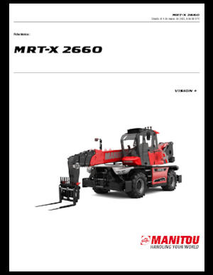 Încărcătoare telescopice cu structură superioară Manitou MRT-X 2660