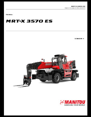 Încărcătoare telescopice cu structură superioară Manitou MRT-X 3570 ES
