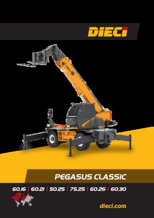 Încărcătoare telescopice cu structură superioară Dieci Pegasus 60.26