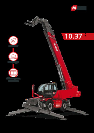 Încărcătoare telescopice cu structură superioară MAGNI RTH 10.37