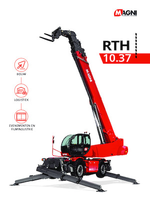 Încărcătoare telescopice cu structură superioară MAGNI RTH 10.37