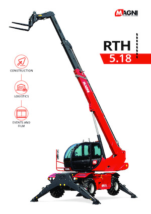 Încărcătoare telescopice cu structură superioară MAGNI RTH 5.18