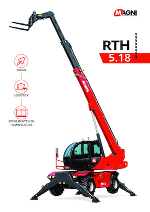 Încărcătoare telescopice cu structură superioară MAGNI RTH 5.18