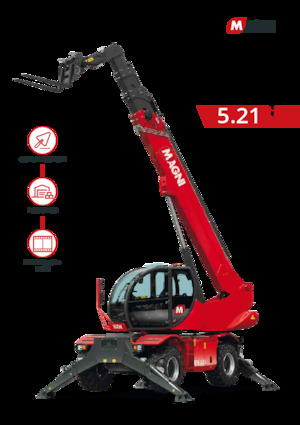 Încărcătoare telescopice cu structură superioară MAGNI RTH 5.21