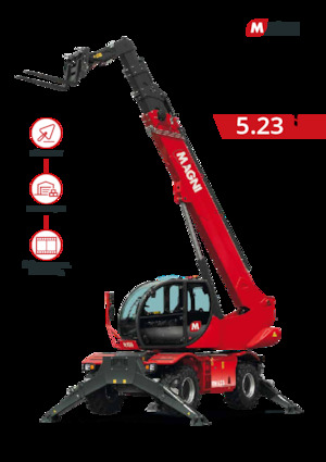 Încărcătoare telescopice cu structură superioară MAGNI RTH 5.23