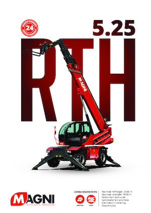 Încărcătoare telescopice cu structură superioară MAGNI RTH 5.25 Smart