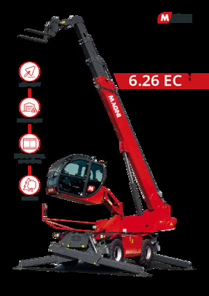 Încărcătoare telescopice cu structură superioară MAGNI RTH 6.26 EC