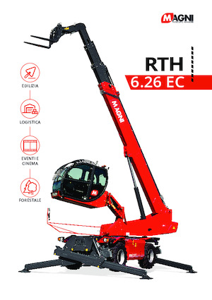 Încărcătoare telescopice cu structură superioară MAGNI RTH 6.26 EC