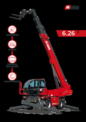 Încărcătoare telescopice cu structură superioară MAGNI RTH 6.26
