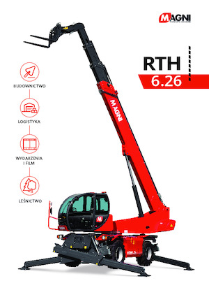 Încărcătoare telescopice cu structură superioară MAGNI RTH 6.26