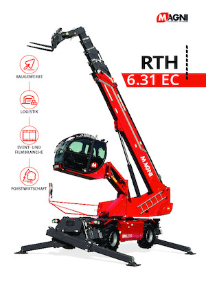 Încărcătoare telescopice cu structură superioară MAGNI RTH 6.31 EC