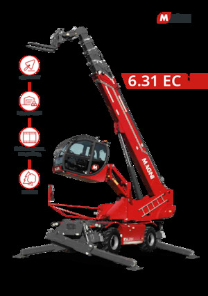 Încărcătoare telescopice cu structură superioară MAGNI RTH 6.31 EC