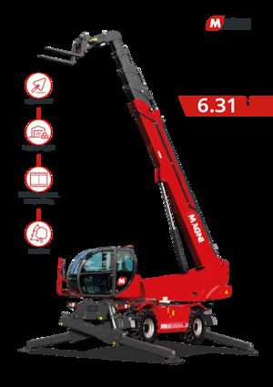 Încărcătoare telescopice cu structură superioară MAGNI RTH 6.31