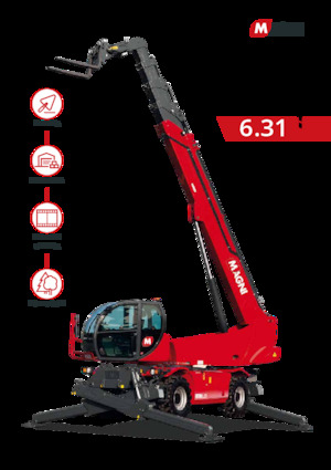 Încărcătoare telescopice cu structură superioară MAGNI RTH 6.31