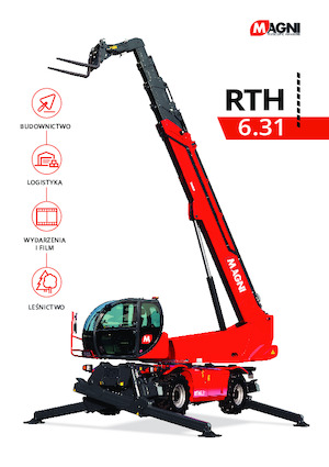 Încărcătoare telescopice cu structură superioară MAGNI RTH 6.31